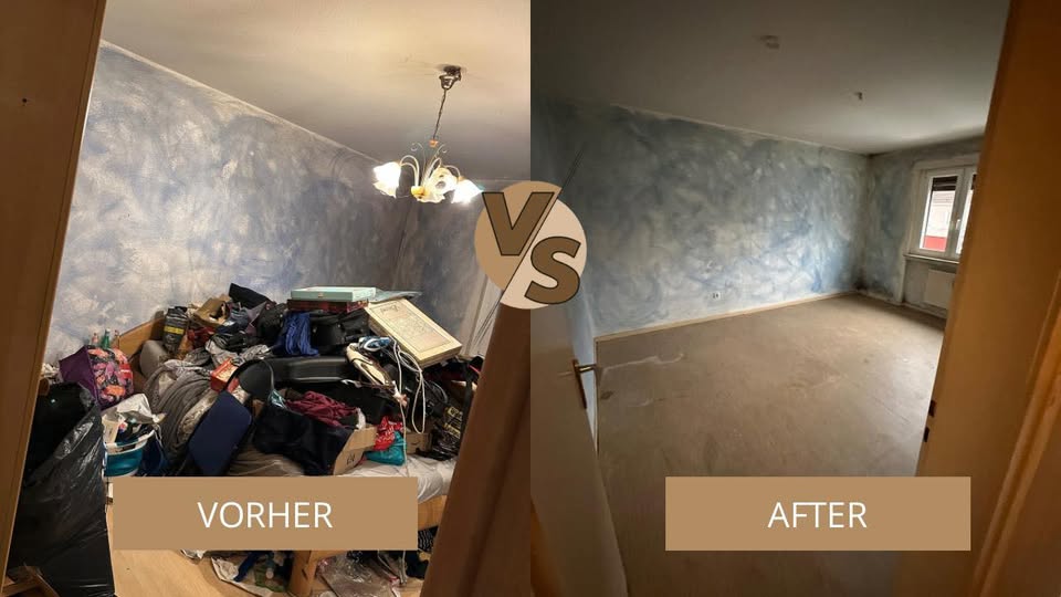 Vorher Nachher Zimmer – Messie-Wohnung Wolfsburg